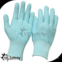 SRSAFETY gants en nylon bleu clair gants de sécurité mains protégées / gants de sécurité